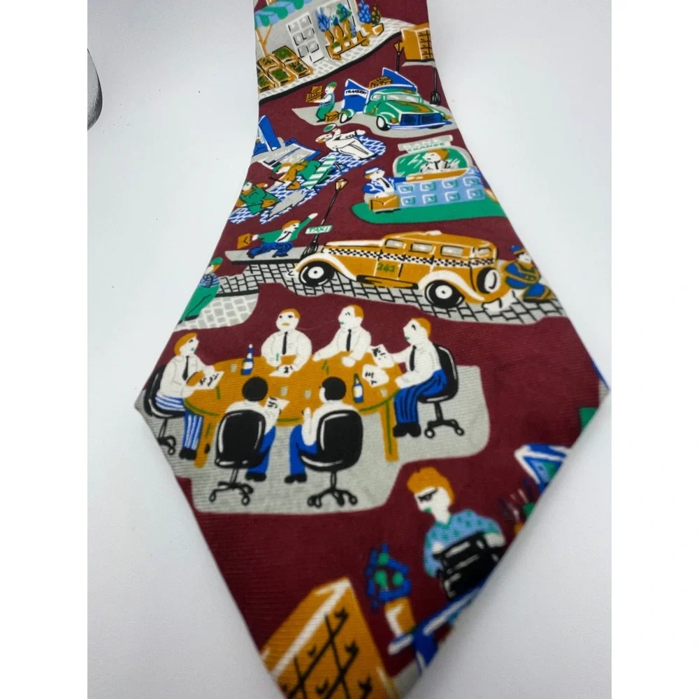 Vintage Don Loper‎ Beverly Hills SilkTie Friday work life